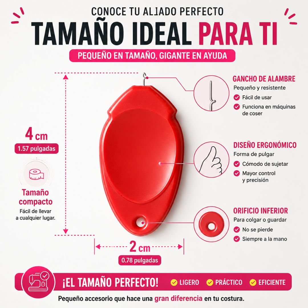 Enhebrador Automático de Agujas | Kit de 5 Piezas